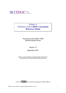 cidoc crm version 7.2