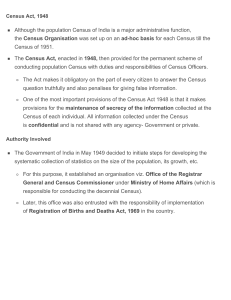 Census Act 1948