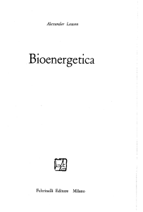 Alexander Lowen - BIOENERGETICA