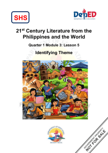 21st Century Literature from the Philippines and the World