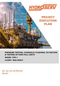 HCL-OP-PLN-002 REV 00 Project Execution Plan- Reactivation & Additional Scope of Push Pull System- STB 1