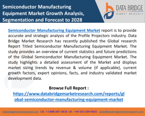 Semiconductor Manufacturing Equipment Market Analysis by SWOT, Investment, Future Growth and Top Key Players - Adams Lithographing, AM Lithography Corporation, ASML, Canon Inc