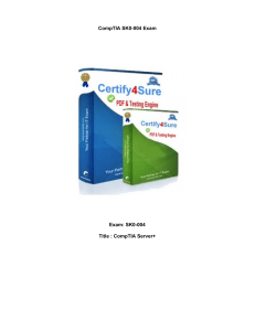 Certify4Sure.SK0-004