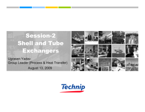 Day 15 - Technip - Day 5 - 2.0 Shell and Tube Exchangers