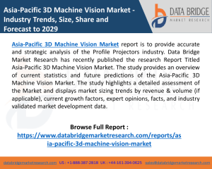 Asia-Pacific 3D Machine Vision Market