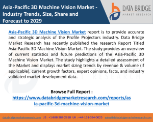 Asia-Pacific 3D Machine Vision Market