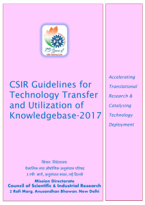 CSIR Guidelines- 2017