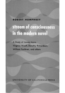 Robert Humphrey Stream of Consciousness highlight