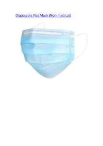 Disposable Flat Mask (Non-medical)