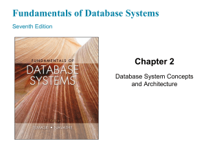 Week2-Database System Concepts and Architecture