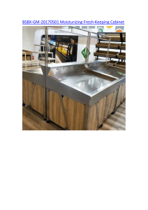 BSBX-GM-20170501 Moisturizing Fresh-Keeping Cabinet