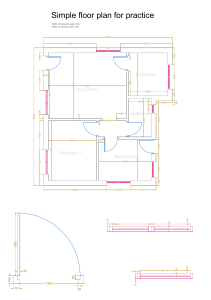 floor plan and elevation)