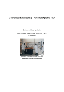 ND Mechanical Engineering