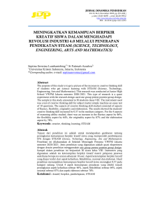 MENINGKATKANKEMAMPUANBERPIKIRKREATIFSISWADALAMMENGHADAPIREVOLUSIINDUSTRI40