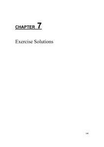 Solutions chapter 7 - consumer behavior