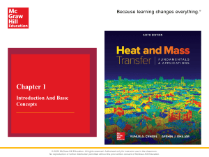 Heat Transfer Basics: Thermodynamics Presentation