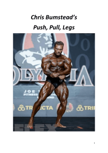 Chris Bumstead - Push, Pull, Legs