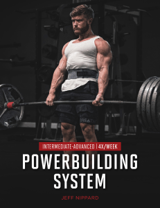 Jeff Nippard - Powerbuilding-System 4X