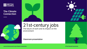 21st century jobs class presentation