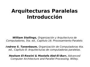 Arquitecturas paralelas - Introduccion