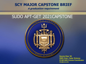 2021 Capstone Initial Briefing