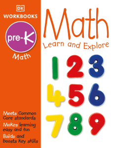 DK Workbooks - Math Pre-K - Learn and Explore DK Workbooks