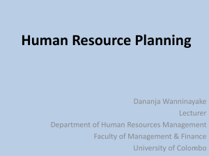 Human Resource Planning 1