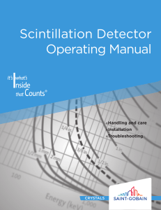 Scintillation-Operating-Manual