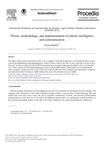 theory-methodology-and-implementation-of-robotic-intelligence-and-communication