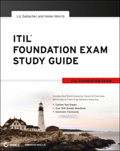 ITIL Foundation Exam Study Guide by Liz Gallacher, Helen Morris