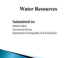 Water resources pptx