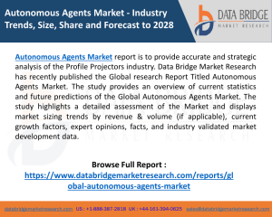 Autonomous Agents Market Size, Industry Share, Growth Analysis, Forecast Report 2021-2028