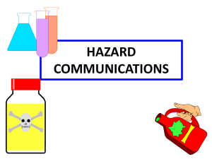 HAZARD COMMUNICATIONS