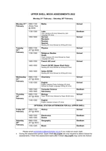 UShell Lent Mock Timetablev2