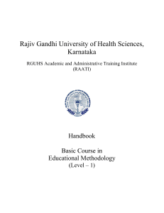 11. Handbook - Basic Course in Educational Methodology