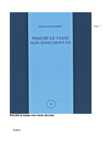 Perché le Tasse non Sono Dovute - Paolo Maleddu con Copertina 2