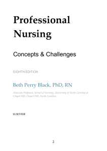 5. Professional Nursing - E-Book  Concepts   Challenges