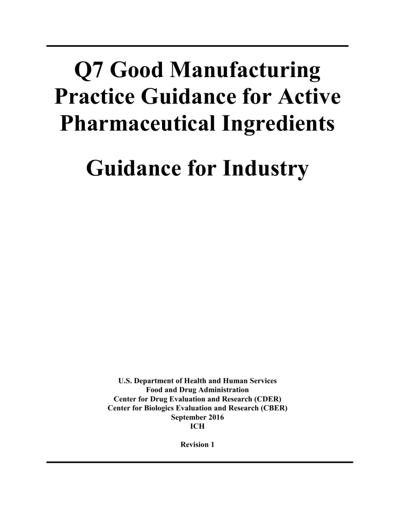 q7-good-manufacturing-practice-guidance-for-active-pharmaceutical