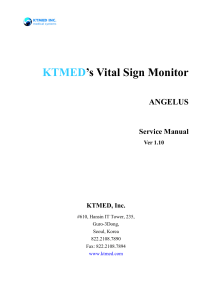 KTMED MVSA Angelus Vital-Signs-Monitor Service-Manual-v1.10