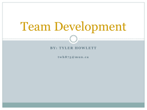 team development presentation