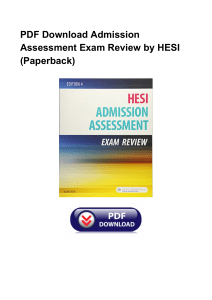[EBOOK]~Admission Assessment Exam Review by HESI Paperback PDF^