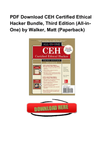 [EBOOK]*CEH Certified Ethical Hacker Bundle Third Edition All in One by Walker Matt Paperback PDF^