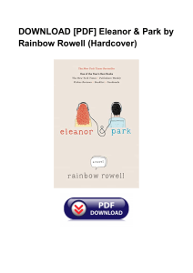 [EBOOK]*Eleanor Park by Rainbow Rowell Hardcover PDF^