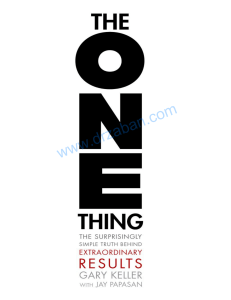 1)The-One-Thing
