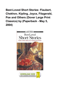 [EBOOK]*Best Loved Short Stories Flaubert Chekhov Kipling Joyce Fitzgerald Poe And Others Dover Large PDF^