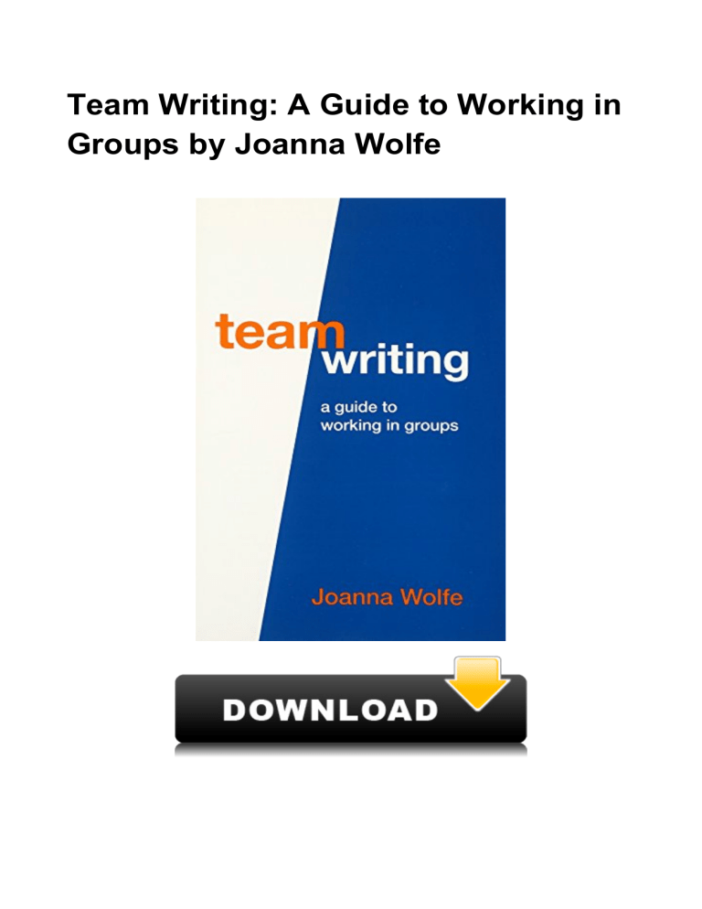 team writing joanna wolfe pdf