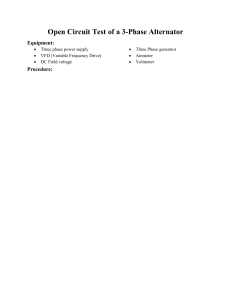 Experiments open, short synchornization