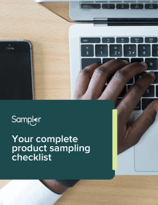 Your Product Sampling Checklist   Sampler