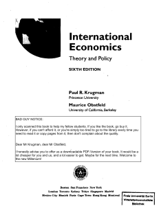 Krugman P. R., Obstfeld M. - International Economics (Addison-Wesley Series in Economics)  Theory and Policy (2002)