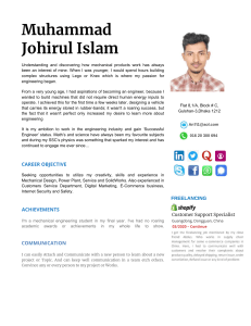 Resume of Muhammad Johirul Islam (2)